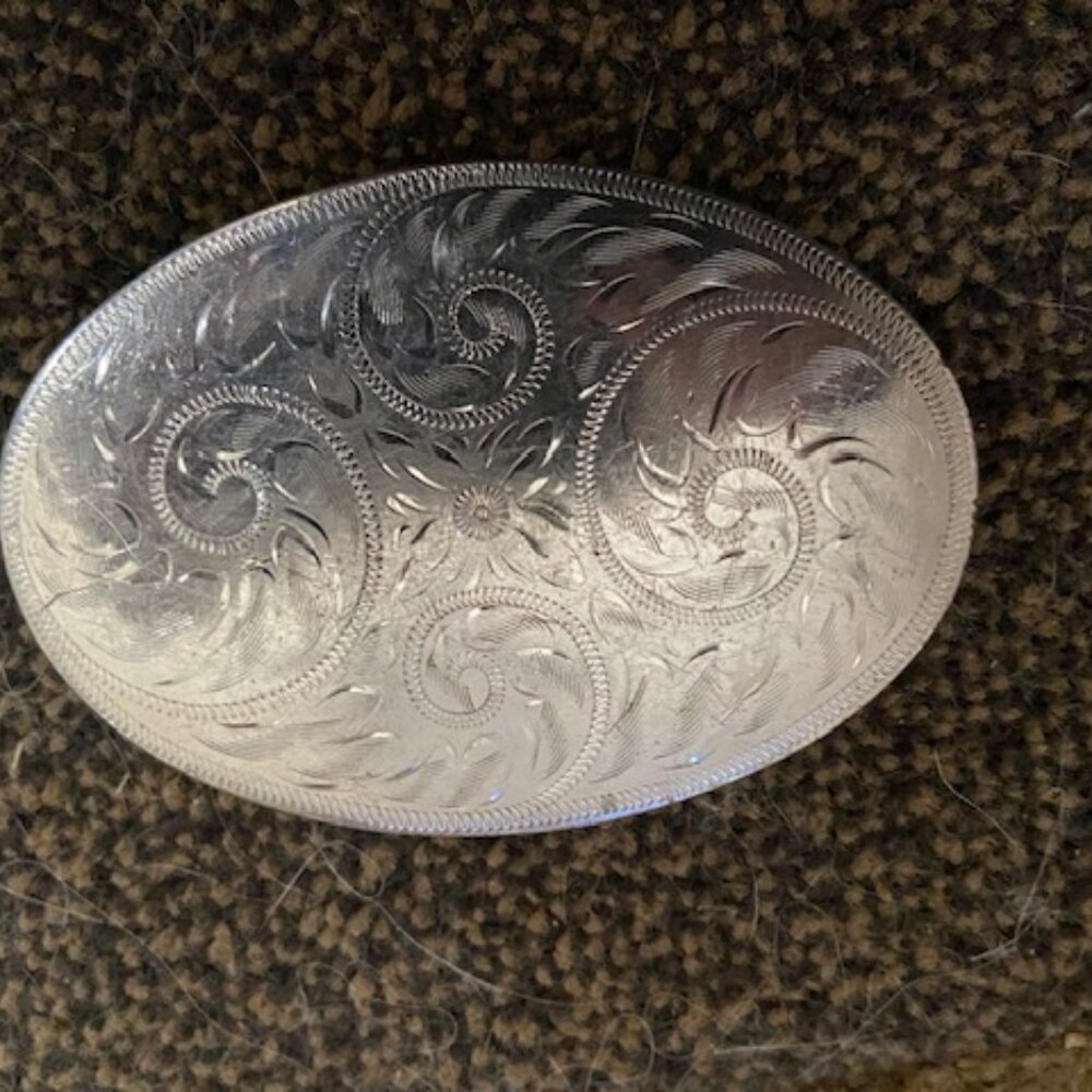 Silvertone Belt Buckle